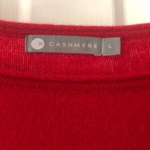 Red 100% Cashmere Sweater